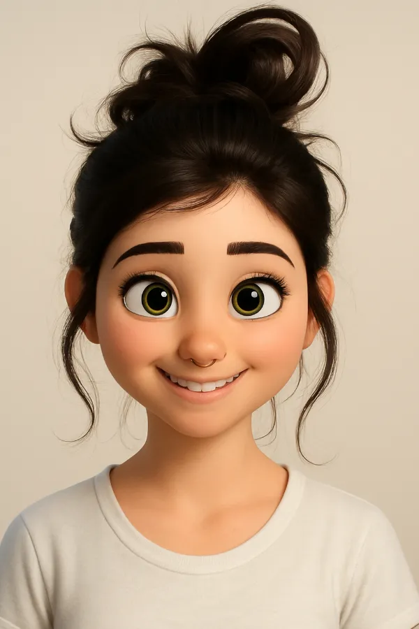 Transformed with AI - Pixar 3D