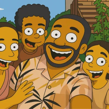 Simpsons Family Portrait
